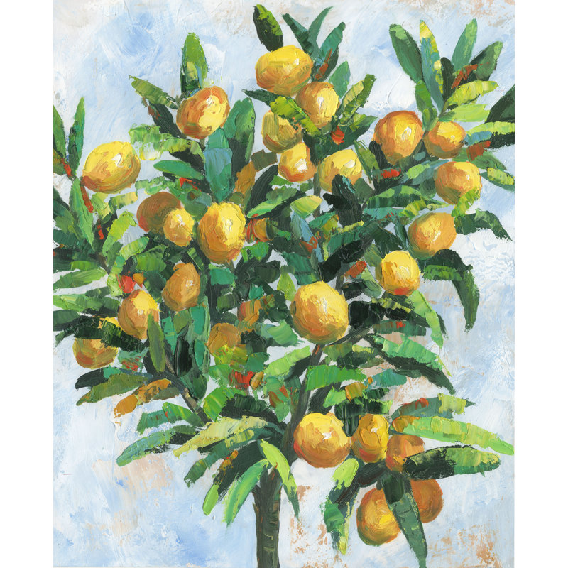 " Lemon Tree " Painting Print, 18" H x 12" W