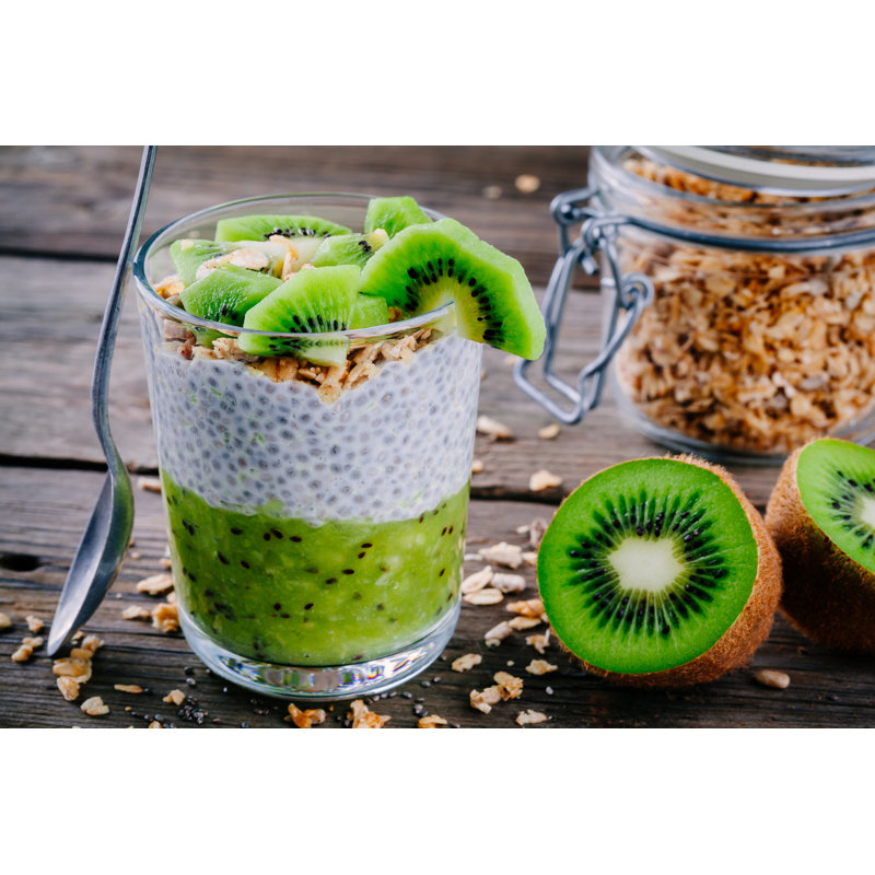 Chia Pudding by Wmaster890 - Wrapped Canvas Print, 20cm H x 30cm W x 3.8cm D