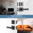 NIERBO Matte Black Handle with Lever and Deadbolt Entry Set