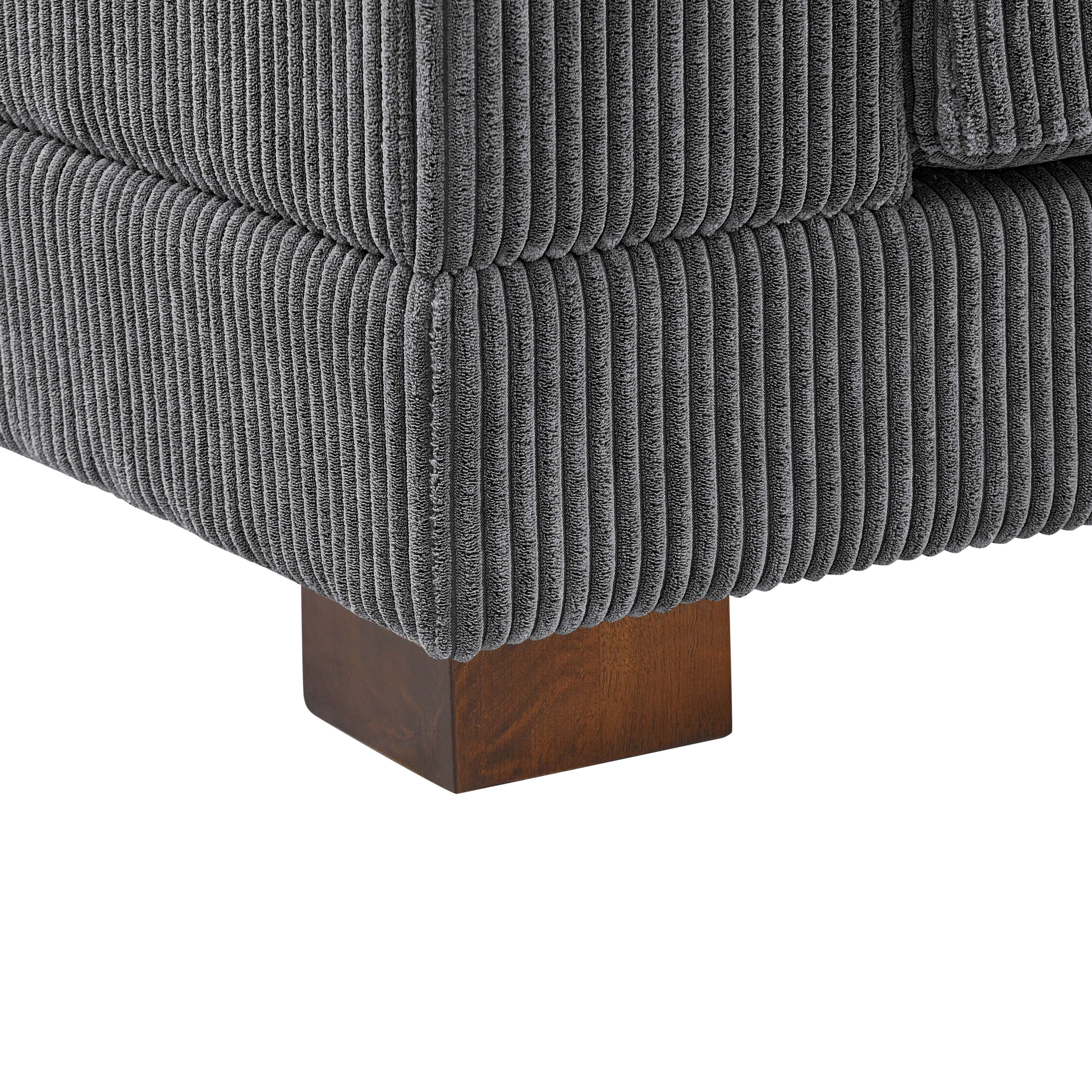 Arliz 7 - Piece 144" Wide Reversible Modular Corner Sectional with Ottoman