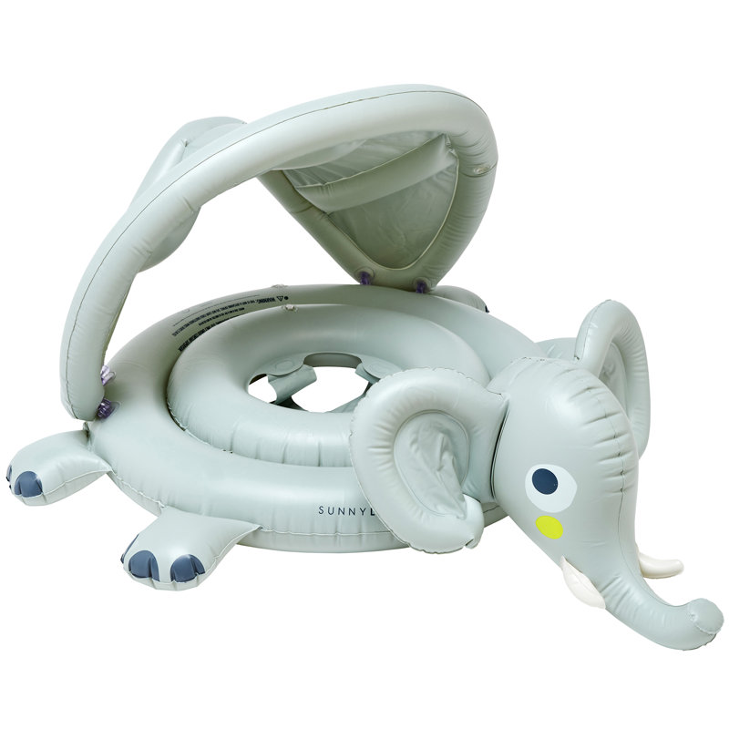 Bébé flottant: Eli l'éléphant - gris
