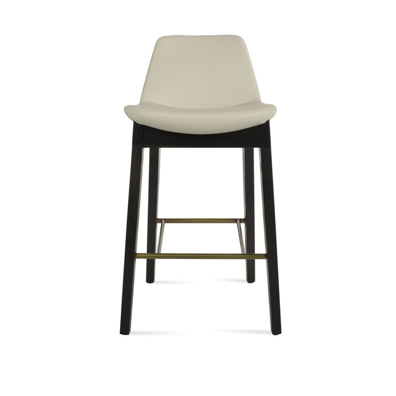 Pera HB Wood Counter, Bar Stool (29" Seat Height), Cream PPM