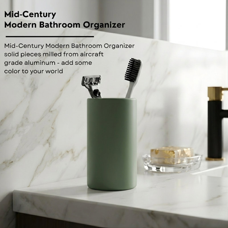 ROUS Hardware Countertop Organizer, Olive (Green)