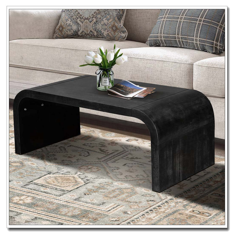 Table basse Farmhouse Vintage Crafts, Noir antique