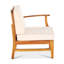 Perla 3 Seater Sofa And Table Set, Cream