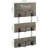 3 Tier Solid Wood Wall Mounted Towel Rack