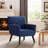 Thickened Upholstered Wide Back Armchair-365756216