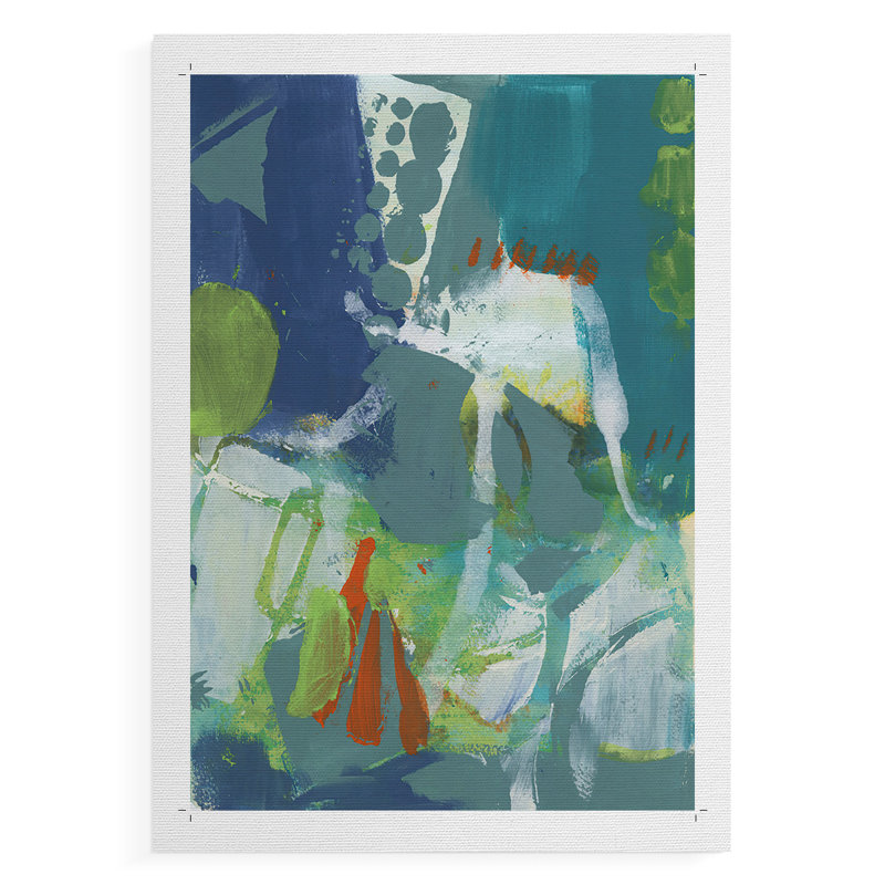 Tropical graphiques IV - impression sur toile seulement - non encadrée, H 60 po x l 40 po