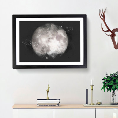 A Full Moon - Picture Frame Graphic Art Print