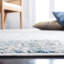 Tapis gris / turquoise Wayde-891003269