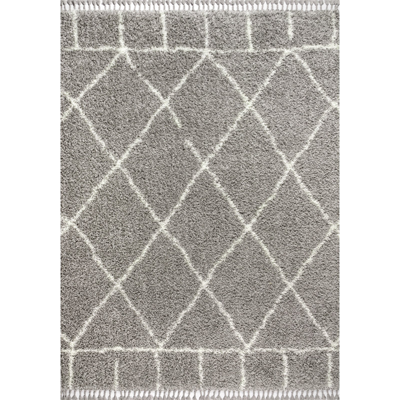 Tapis gris / ivoire Cantera, Rectangle 4pi x 6 pi