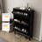 Black Solid wood Shoe Storage