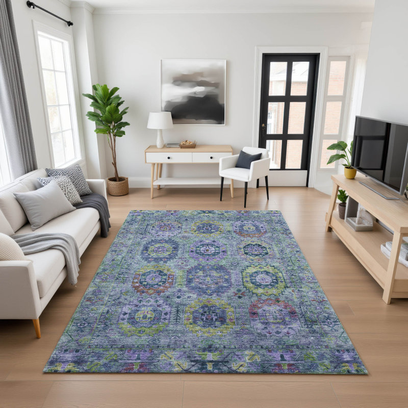 Tapis Premium lavable à la machine Mayfield AMF2228, Vert, 2 pi 6 po x 3 pi 10 po