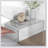 Rectangular Coffee Table with Manufactured Wood Table Topand Shelf