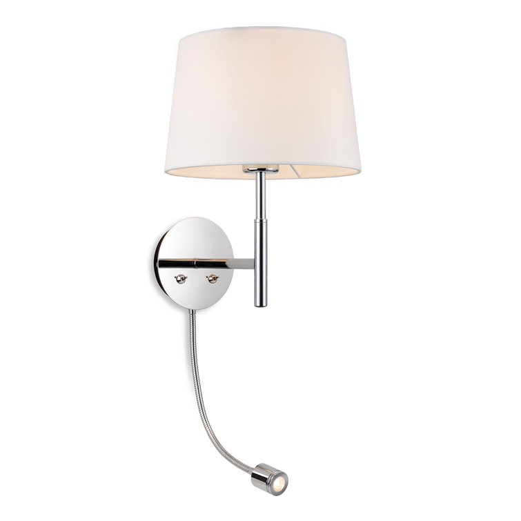 Protentis 2 - Light Dimmable Cream/Silver Wallchiere