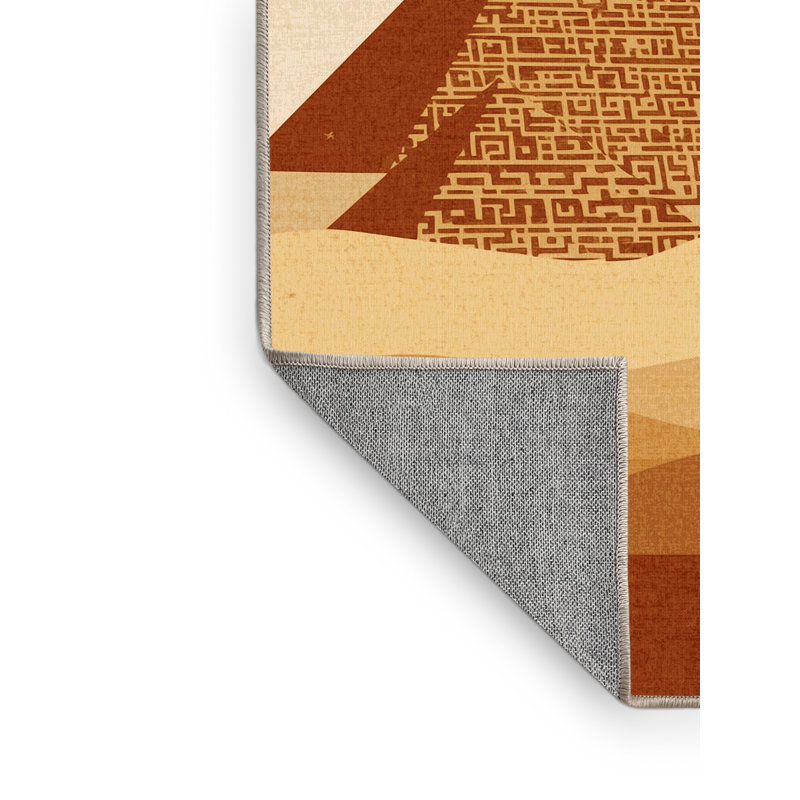 Tapis oriental brun lavable à la machine Parkwoods, 8 x 10