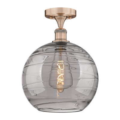 Plafonnier semi-encastré 1 lumière