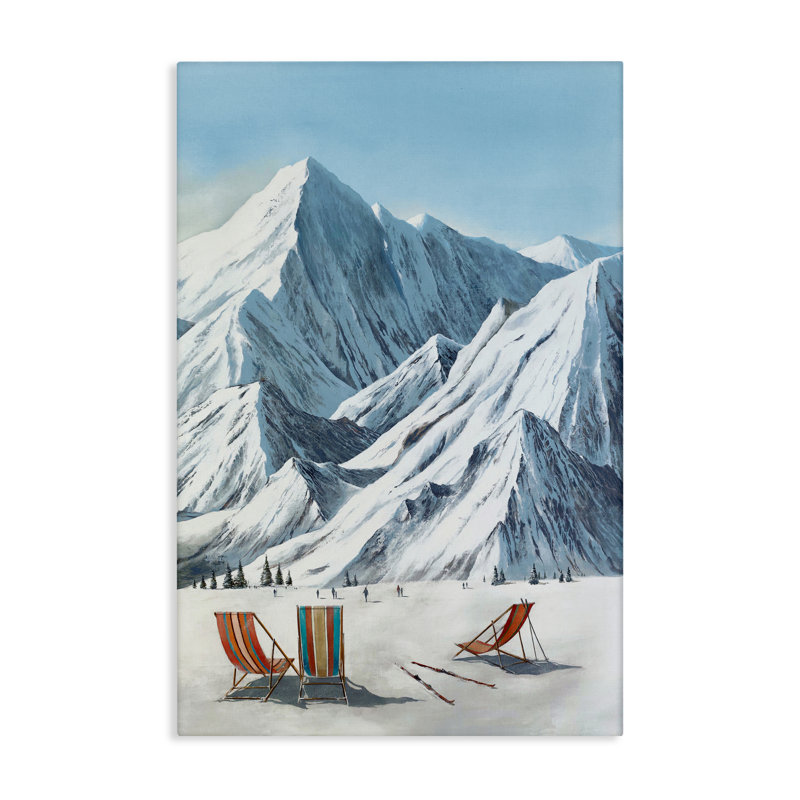 Toile de détente Winter Slopes, design par Max Maxx, H 24 po x l 16 po