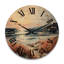 Horloge murale en bois massif Meleia-1377607313