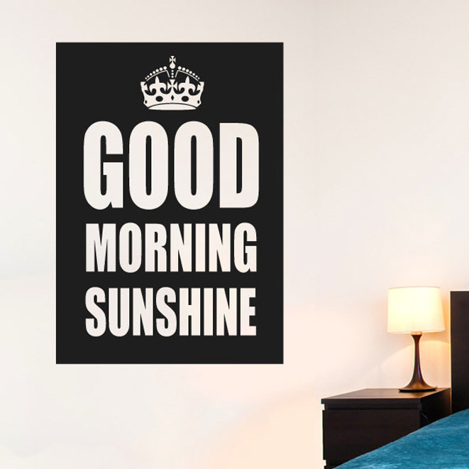 Good Morning Sunshine Wall Sticker