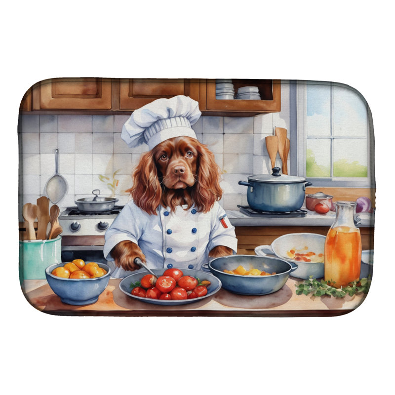 Tapis de vaisselle Sussex Spaniel The Chef