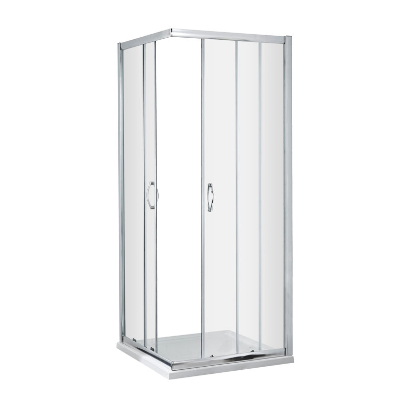 nuie Ella 800mm Chrome Shower Enclosure
