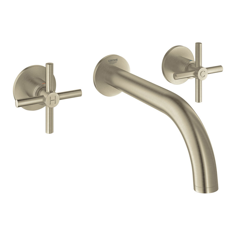 Nouvelle poignée 2,95 po x 2,84 po Atrio®, Nickel brossé Infinity