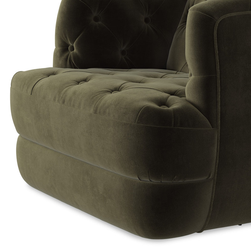 Paul Swivel Tufted Barrel Chair