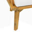 Fauteuil club d'extérieur en bois d'acacia