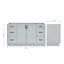 Base de meuble-lavabo simple ARIEL Kelley 60 seulement-99377267