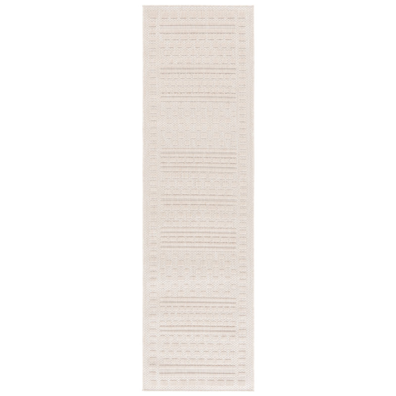 Milos Performance Striped Indoor/Outdoor Area Rug, Runner 2'3" x 8'