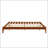 12 Inch King Size Solid Dry Bamboo Wood Platform Bed Frame With Wood Slat Support, Combining Comfort And Elegance For A Restful Night's Sleep-1959370179