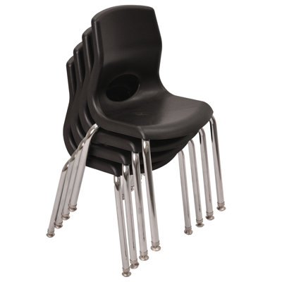 Myposture Plus 14" Chair - 4Pack - Tan With Chrome Legs