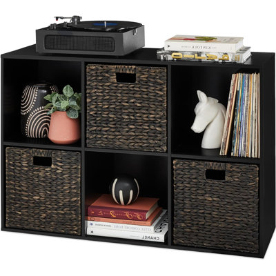 Bookshelf, 11in Display Storage System, Organizer w/ Removable Back Panels