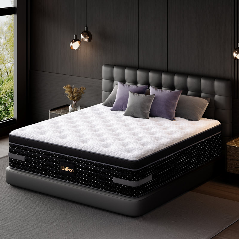10"/12"/14" Medium Firm Hybrid Mattress, Gel Memory Foam & Pocket Springs, Edge Support,CertiPUR-US® & OEKO-TEX® Certified