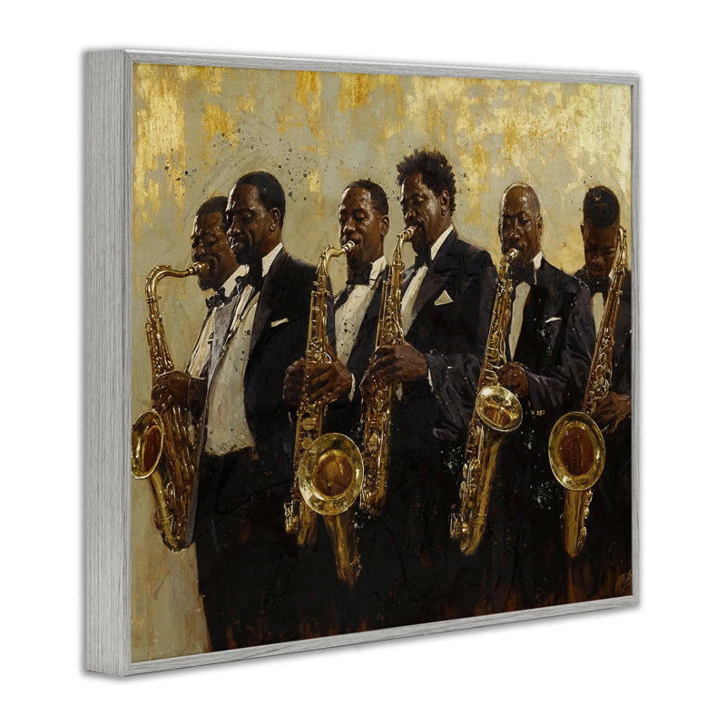 Golden Era Ensemble, giclée encadrée, design par Marta Wiley, H 16 po x l 20 po, Estampe numérique Farmhouse