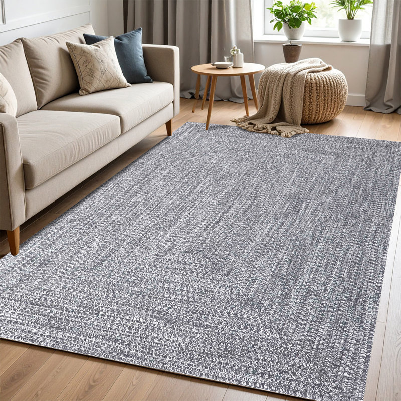 Rectangle Giampiero Area Rug with Non-Slip Backing