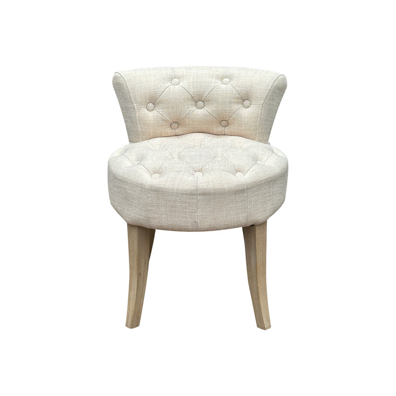 Solid + Manufactured Wood Accent Stool