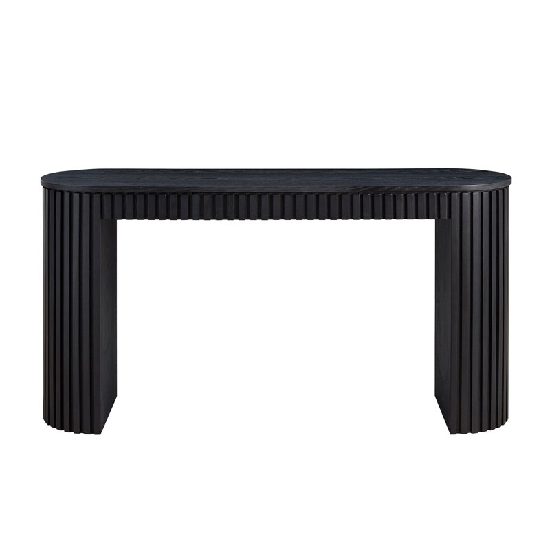 Console moderne avec tiroir 59,05 po Clavel, Noir