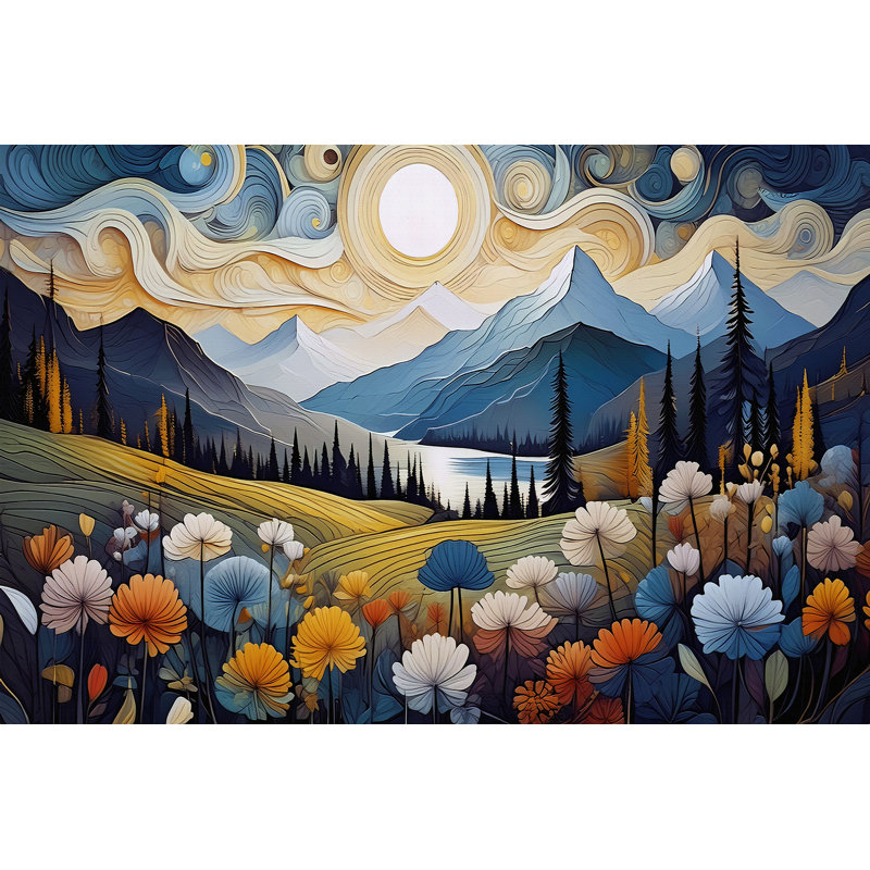 Mountain Meadow, 20" H x 30" W