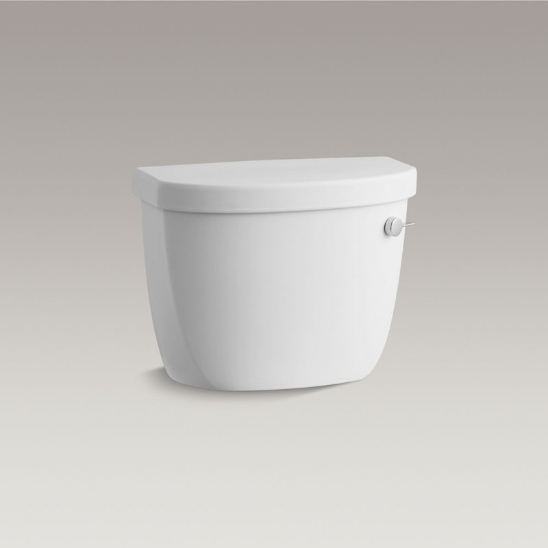 Réservoir de toilette à haute efficacité 1,28 gpf avec technologie de chasse chasse aquapiston et doublure de réservoir d’insuline cimarron