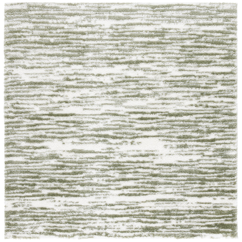 Arayla Tahoe Shag Performance Rug, Square 6'7"