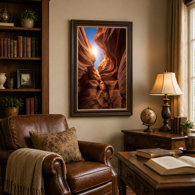 Art mural sur toile Sunlit, H 18 po x l 12 po