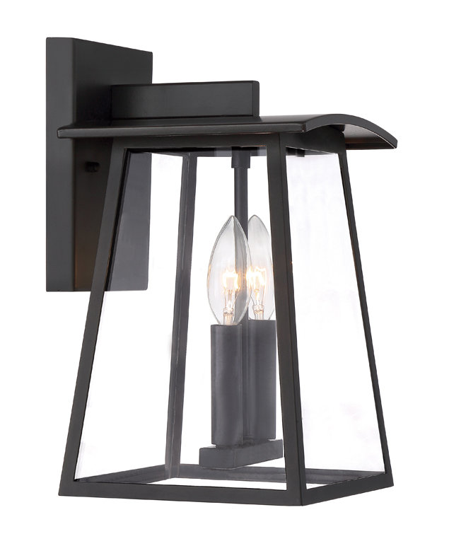 Lanterne murale d’extérieur 2 lumières Kulas, H 15,25 po x l 9,24 po x P 10 po