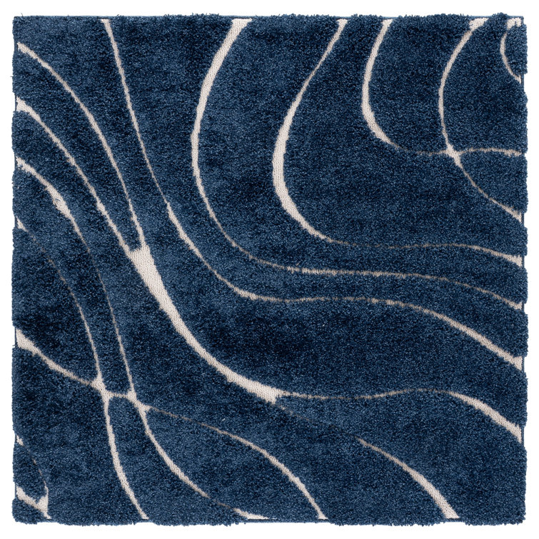 Umaiza Shag Performance Abstract Rug