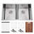 Blenzia 32 Inch Undermount Double Bowl Kitchen Sink 16 Gauge Stainless Steel 50/50 Deep Sink with Accessories 32" x 19" x 10"