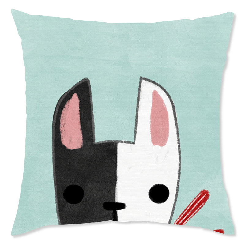  Housse et insert de coussin carré pour chiots