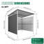 Outdoor Pergola for Patio, Bike Storage Shed
