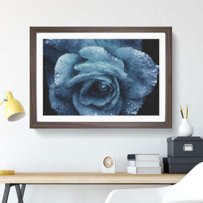 Blue Rose Flower Vol.1 - Picture Frame Painting