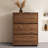 Roanoke 3-drawer Storage Dressing Table Clothing Storage Cabinet Bedroom Storage Dressing Table